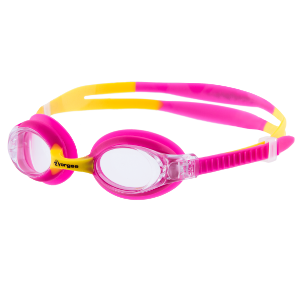 Vorgee Dolphin - Clear Lens (2 to 8 years) - Hot Pink/Yellow