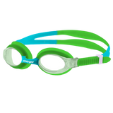 Vorgee Dolphin Junior Swim Goggles – Clear Almond Lens, Soft One-Piece Silicone Kids Goggles (Ages 2 to 8 Years)