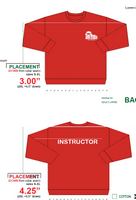 CHLLSLY - Chlorine Resistant Long Sleeve - Red - British Swim School