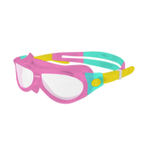 Vorgee Starfish Kids Alive Junior Swim Mask – Clear Curved Lens, Wide-Vision Anti-Fog Toddler Goggles 4 Year+