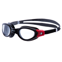 Vorgee Vortech - Clear Lens Swim Goggle-Black/Red